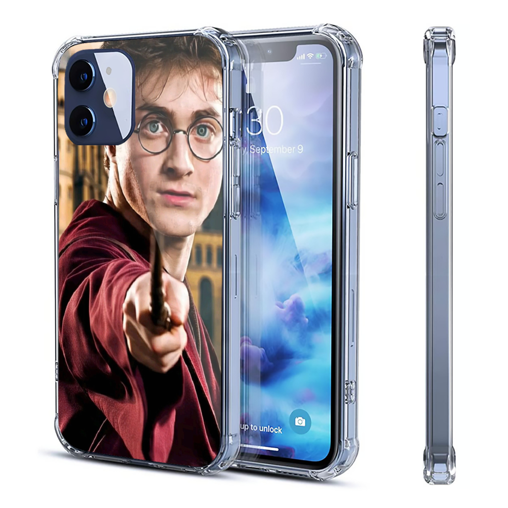 （画像用） Harry Potter ハリー・ポッターシリーズ 【iPhone 12シリーズ対応】透明スマホケース（クリアソフトケース）